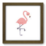 Quadro com Moldura - 22x22 - Flamingo - N2142