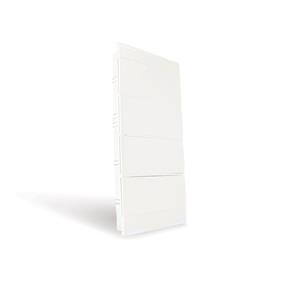 Quadro de Embutir para 48 Disjuntores Din Branco Porta Opaca Ouro Box Steck Steck