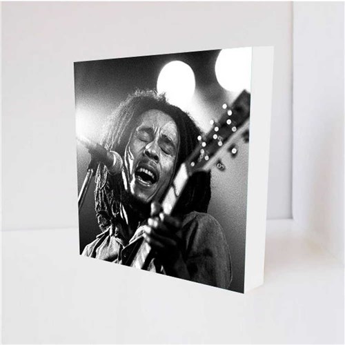Quadro Decorativo - Bob Marley Music - Tag 16X16