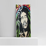 Quadro Decorativo - Bob Marley Smoke - Quadro 30x70