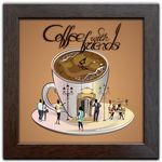 Quadro Decorativo c/ Moldura Tema Café Coffee Q-350