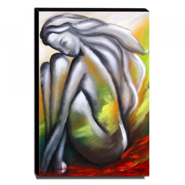 Quadro Decorativo Canvas Abstrato 105x60cm-QA-100 - Lubrano Decor