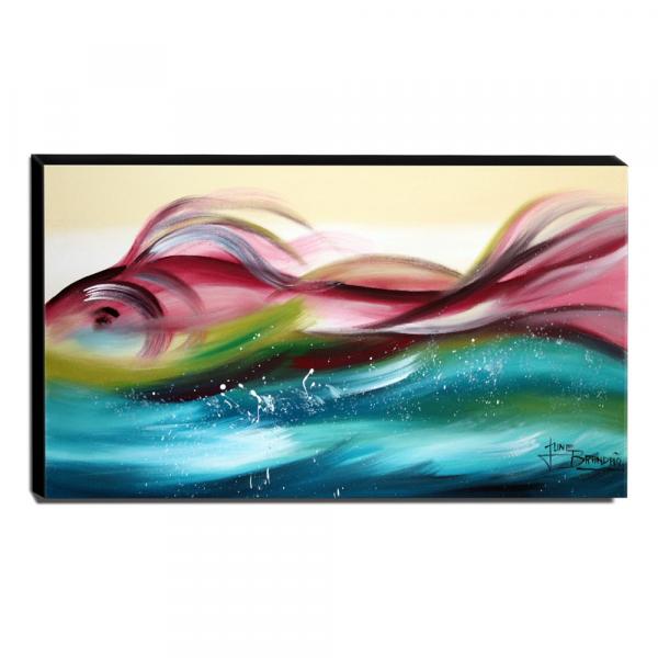Quadro Decorativo Canvas Abstrato 60x105cm-QA-30 - Lubrano Decor
