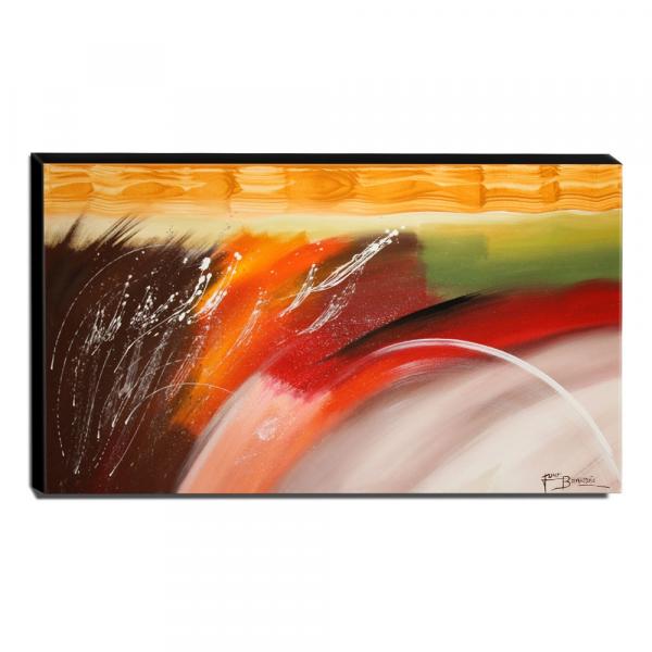 Quadro Decorativo Canvas Abstrato 60x105cm-QA-21 - Lubrano Decor