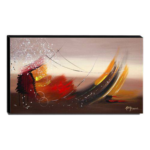 Quadro Decorativo Canvas Abstrato 60x105cm-QA-48