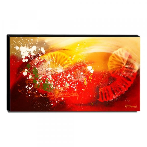 Quadro Decorativo Canvas Abstrato 60x105cm-QA-25 - Lubrano Decor