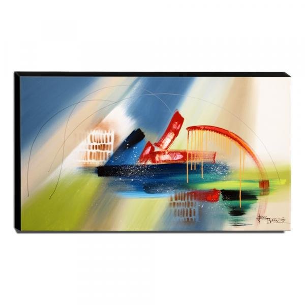 Quadro Decorativo Canvas Abstrato 60x105cm-QA-62 - Lubrano Decor