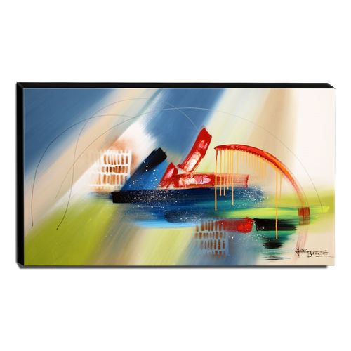 Quadro Decorativo Canvas Abstrato 60x105cm-QA-62