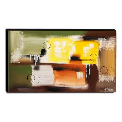 Quadro Decorativo Canvas Abstrato 60x105cm-Qa-98