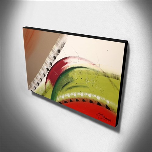Quadro Decorativo Canvas Abstrato 60X105cm-Qa-29