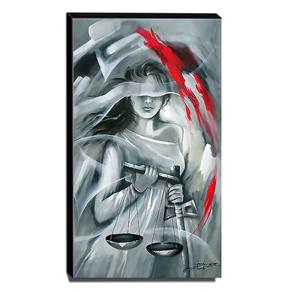 Quadro Decorativo Canvas Deusa da Justiça 105x60cm-QJ24