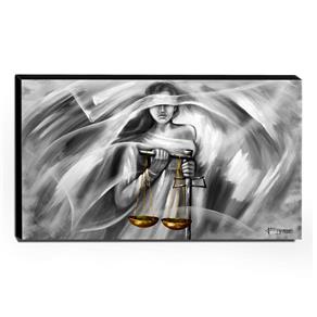 Quadro Decorativo Canvas Deusa da Justiça 60x105cm-QJ10-60