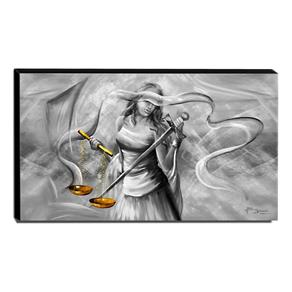 Quadro Decorativo Canvas Deusa da Justiça 60x105cm-QJ5-60