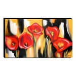 Quadro Decorativo Canvas Floral 60x105cm-qf25