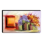 Quadro Decorativo Canvas Floral 60x105cm-qf7