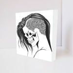 Quadro Decorativo - Girl Skull - Tag 16x16