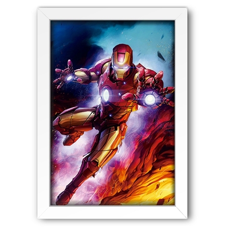 Quadro Decorativo Heróis Homem de Ferro 01
