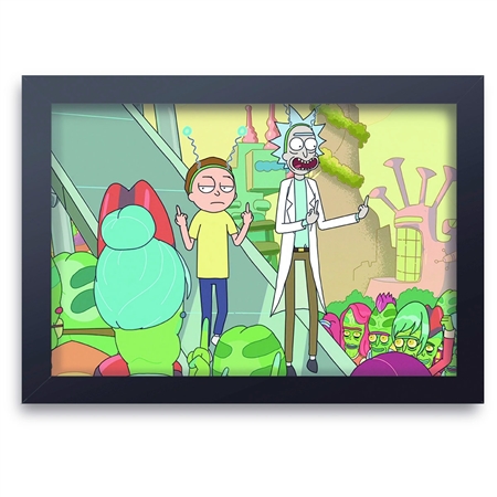 Quadro Decorativo Rick And Morty 02