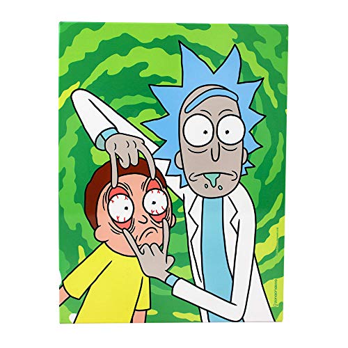 Quadro em Metal Rick And Morty