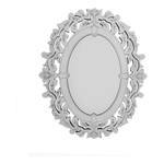 Quadro Espelho Decorativo Veneziano Sala Quarto 52x63-38.82*