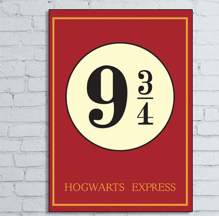 Quadro Harry Potter - Plataforma 9 3/4 - CA8891-1