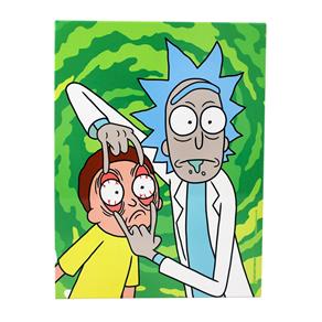 Quadro Metal Rick And Morty 2