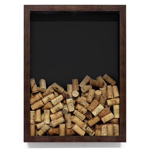 Quadro para Rolhas de Vinho 36x48cm com Moldura de Madeira - On The Wall