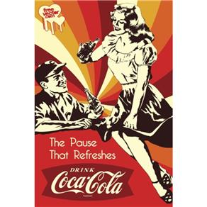 Tudo sobre 'Quadro Retrô Drink Coca Cola'