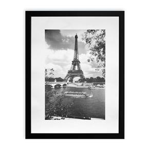 Quadro Torre Eiffel Kapos 43x33cm - Preto