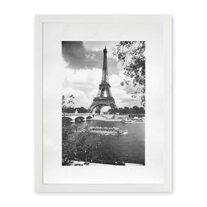 Quadro Torre Eiffel Kapos Branco 43x33cm - Branco