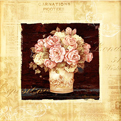 Quadro Vintage Roses (70x70cm) - Artimage