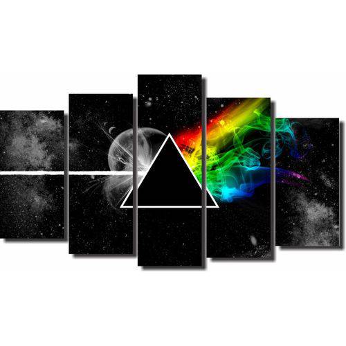 Tudo sobre 'Quadros Decorativos Pink Floyd 5 Peças'