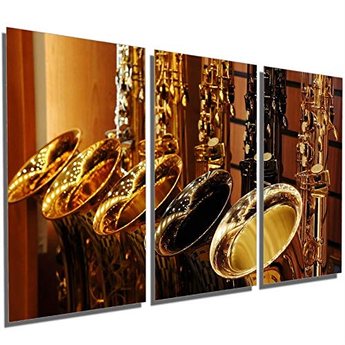 Quadros Decorativos Sala Quarto Música Saxofone