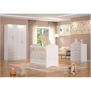 Quarto Infantil 03 Peças Caju Henn - BRANCO
