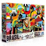 Quebra-cabeça 2000 Peças Brasil por Lobo 2426 Toyster