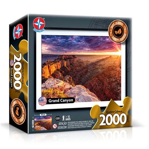 Quebra-Cabeça - 2000 Peças - Grand Canyon - Estrela