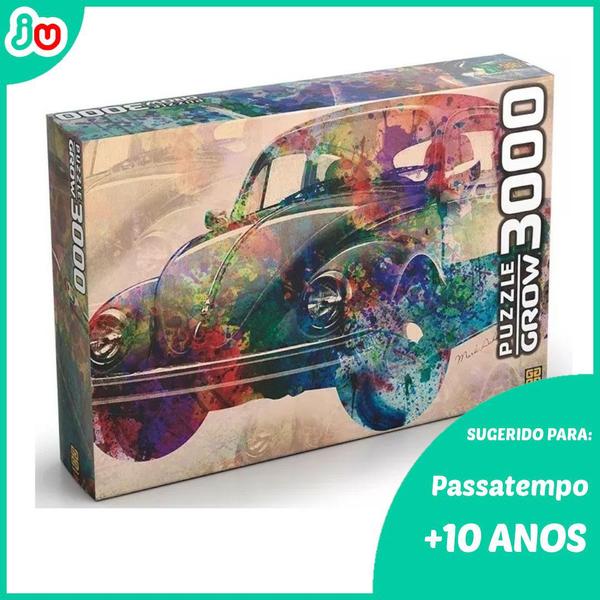Quebra Cabeça 3000 Peças Vintage Car - Grow Puzzle