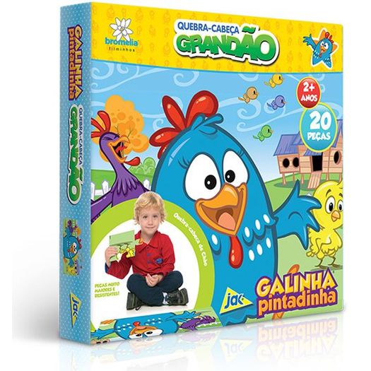 Tudo sobre 'Quebra Cabeca 20pcs Grandao Galinha Pintadinha 2016 Toyster'