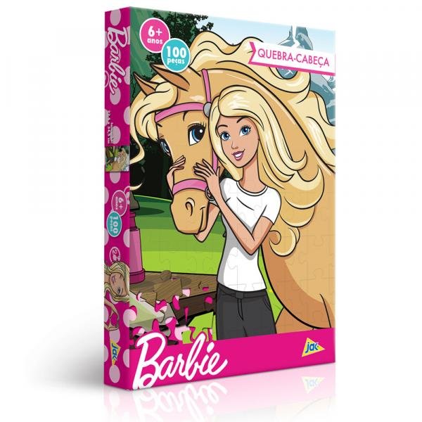 Quebra Cabeça 100 Pc Barbie no Campo 2341 Toyster