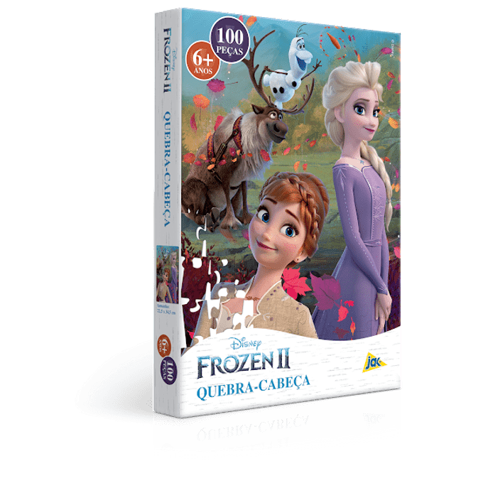 Quebra-Cabeça 100 Peças - Frozen 2 - Toyster - TOYSTER
