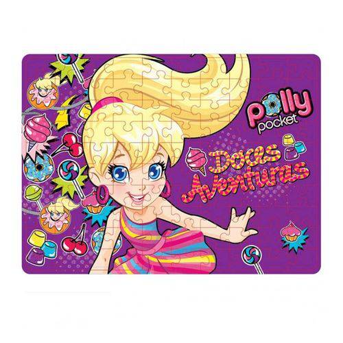 Tamanhos, Medidas e Dimensões do produto Quebra-Cabeça 100 Peças Polly Pocket - Mattel