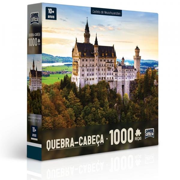 Quebra-Cabeça - 1000 Peças - Castelo de Neuschwanstein - Toyster