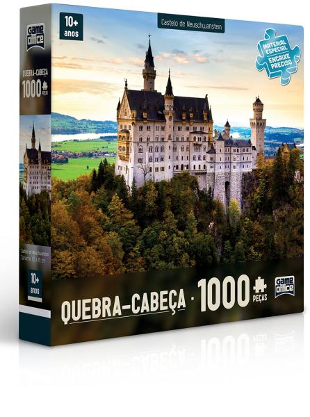 Quebra-cabeça 1000 Peças Castelo Neuschwanstein - Toyster