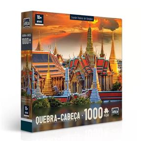 Quebra-Cabeça - 1000 Peças - Grande Palácio de Bangkok - Toyster Toyster