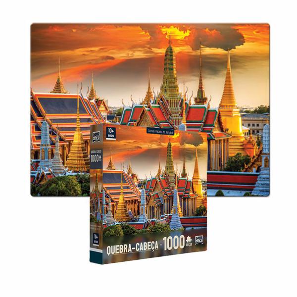 Quebra Cabeça 1000 Peças Grande Palácio de Bangkok Toyster