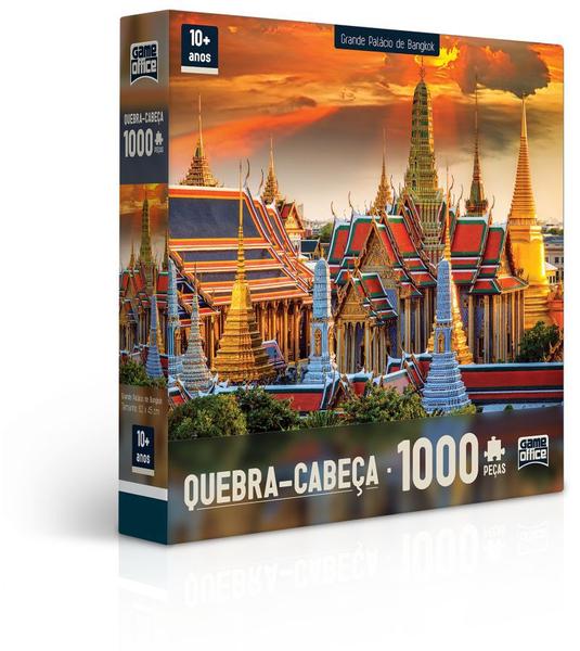 Quebra-Cabeça 1000 Peças - Grande Palácio de Bangkok - Toyster