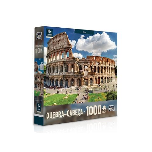 Quebra- Cabeça 1000 Peças - Roma - Toyster