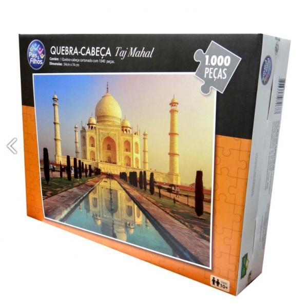 Quebra-Cabeça 1000 Peças Taj Mahal 7267 - Pais e Filhos