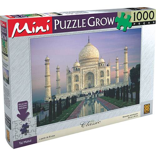 Tudo sobre 'Quebra-Cabeça 1000 Peças Taj Mahal - Grow'