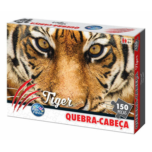 Quebra Cabeça 150 Peças Tiger - Pais & Filhos